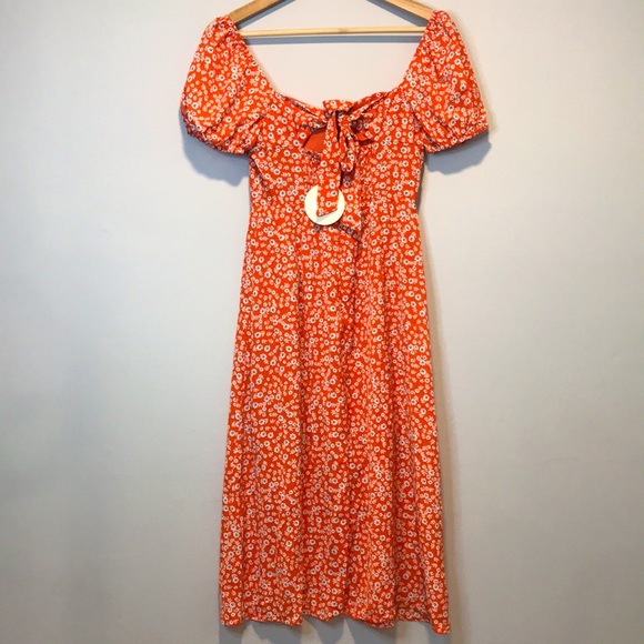 NWT KAILEY FRONT SPLIT MIDI DRESS - Picture 11 of 14